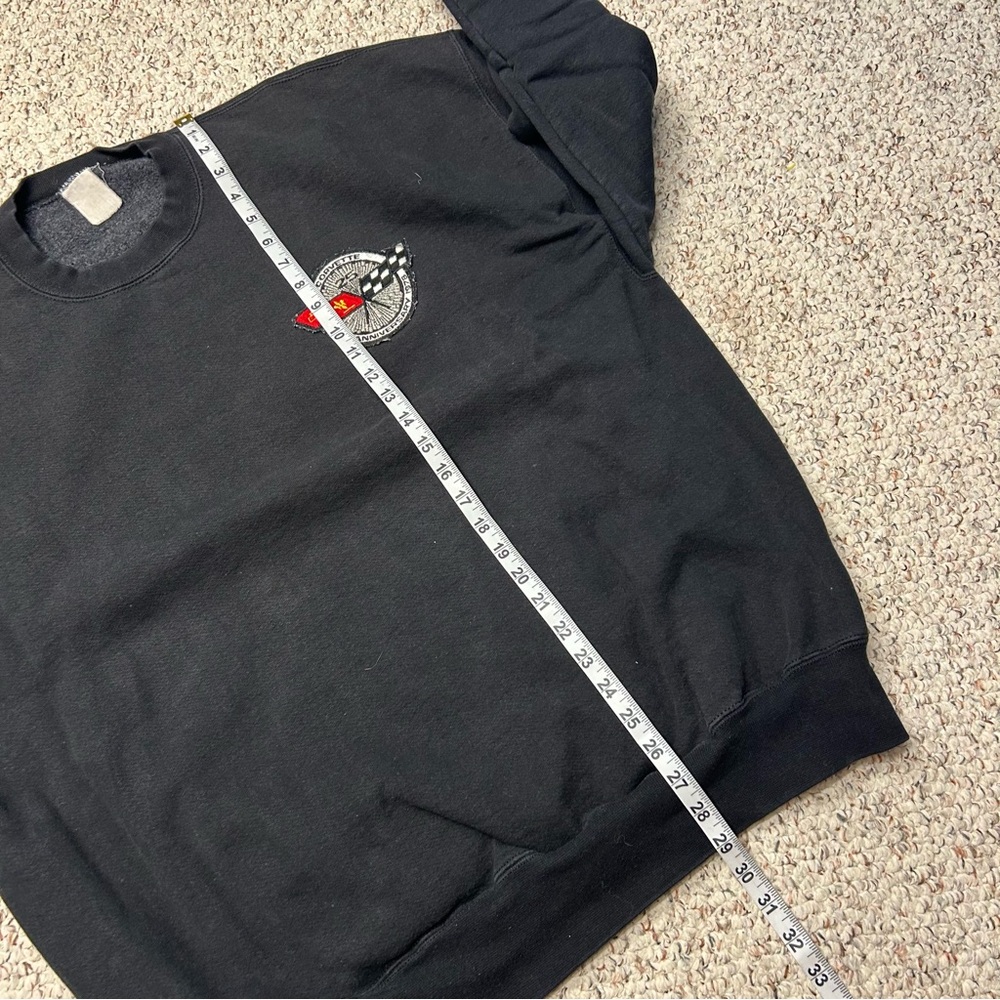 Vintage Corvette 25th Anniversary 1978 Crewneck Sweatshirt Men’s XL/XXL Black - Picture 5 of 7